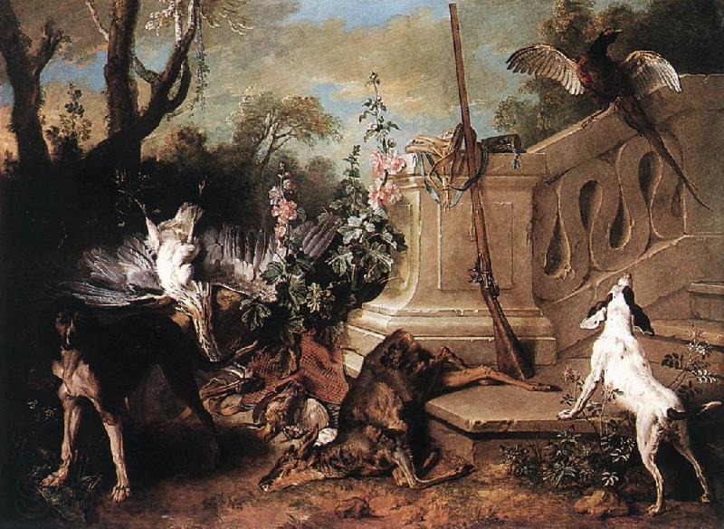 OUDRY, Jean-Baptiste Dead Roe ag Spain oil painting art